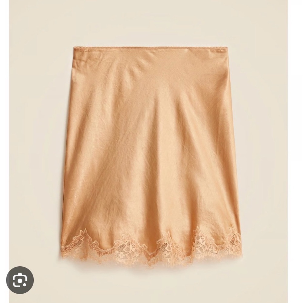 J.Crew Gwen Slip Skirt in Sun-kissed Tan (S)